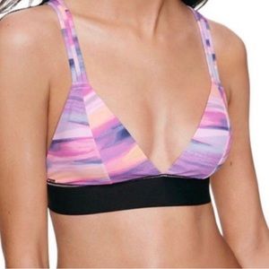 Victoria’s Secret Pink Strappy Watercolor Triangle Bra